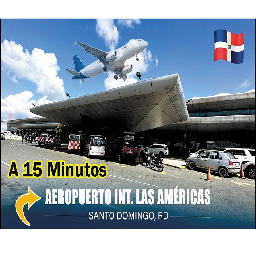Apartamento Amueblado Caribe, Santo Domingo A 10 Minutos Del Aeropuerto Internacional De Las Americas ภายนอก รูปภาพ